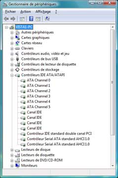 Configuration AHCI