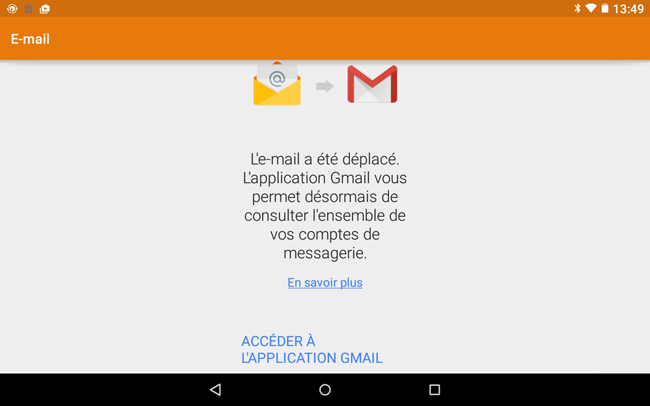 E-mail vers Gmail