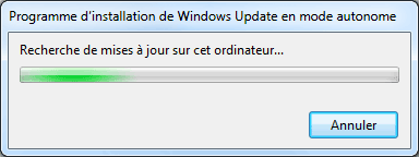 Programme d'installation de Windows Update en mode autonome