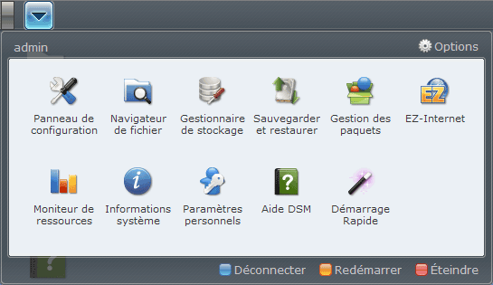 Configuration g&eacute;n&eacute;rale