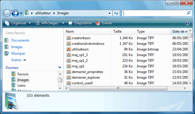 Recherche Fichier Par Date Windows Vista