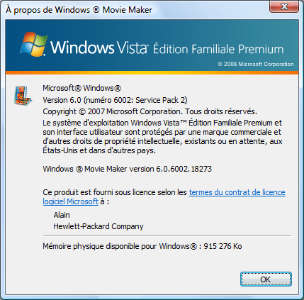 Telecharger Windows Vista Pack 2 Gratuit