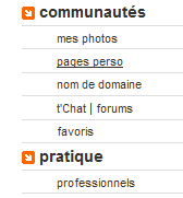 Inscription pour site Perso chez Wanadoo / Orange