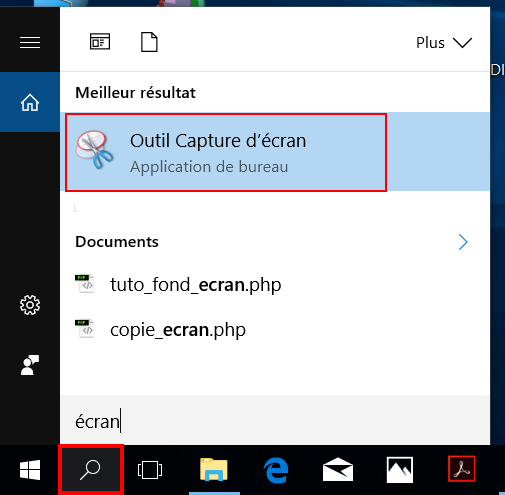 Impression Ecran Avec Windows Vista