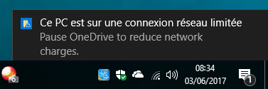 Windows 10 - connexion réseau limitée