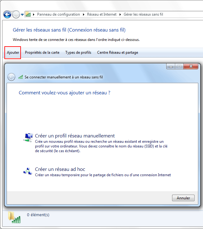 Windows Vista Wifi Connection