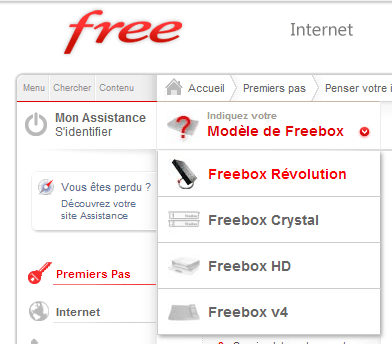 Modèles de Freebox