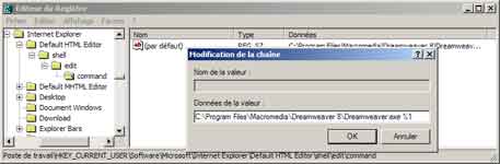 Dreamweaver 8 : Editeur HTML par défaut