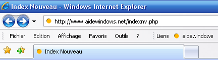 Présentation d'Internet Explorer 7