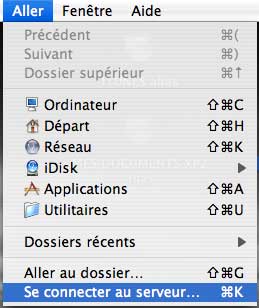 Mac OSX : Se connecter au serveur