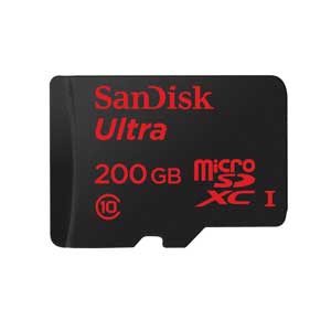 SanDisk microSDXC 200 Go