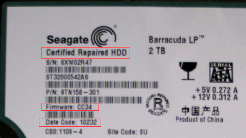 Seagate Certified Repaired