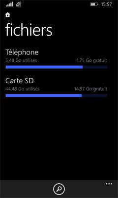 Windows Phone 8.1 : Fichiers