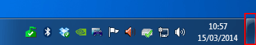 Windows 7 : icône Bureau