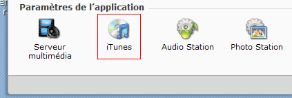Menu Applications, iTunes