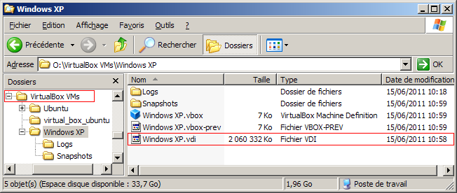VirtualBox VMs