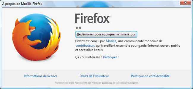 Historique sous Firefox