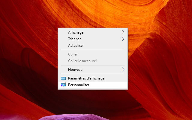 Windows 10 : Personnaliser