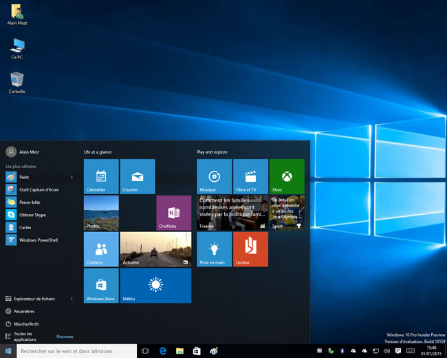 Windows 10 Build 10159
