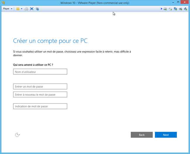 Windows 10 - Création d'un compte local