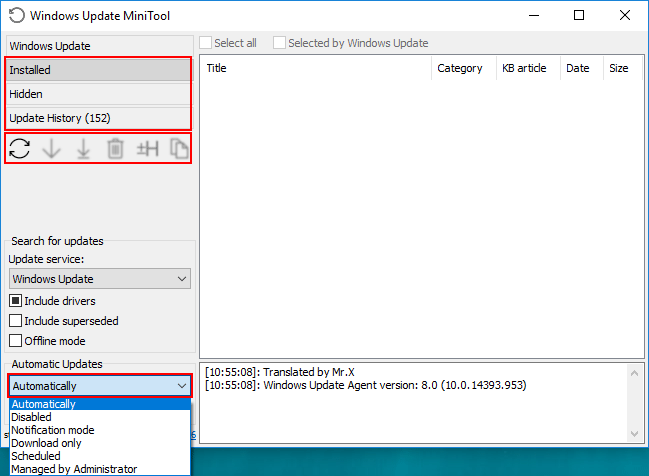 Windows Update Minitool 