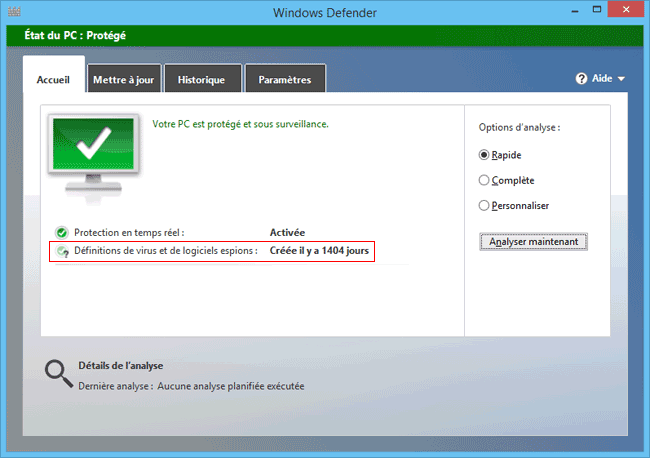 Windows 8.1 : antivirus