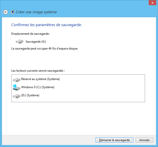 Windows 8 - Création image système