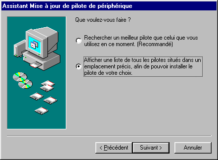 Installation périphérique sous Windows 98