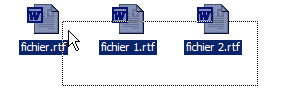 Sélectionner les fichiers à copier